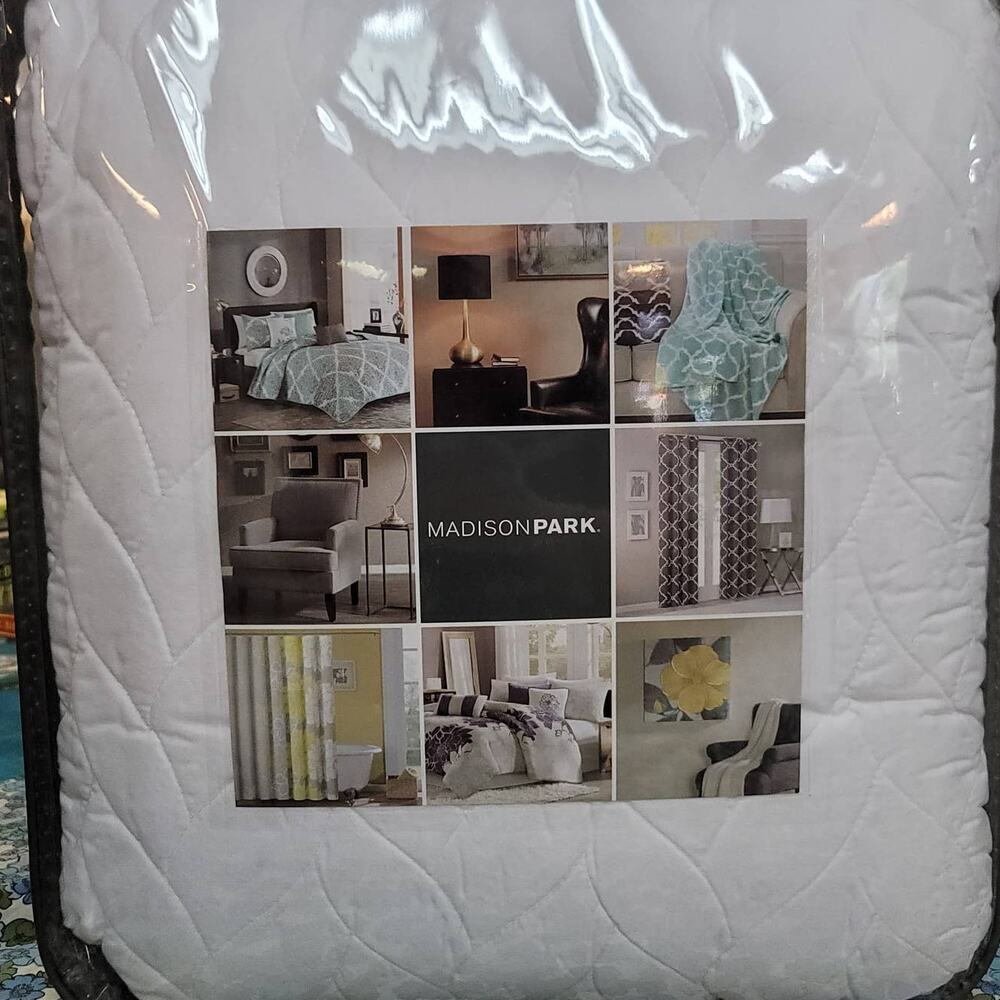 Madison Park Coverlet Set white KING/CAL NEW
